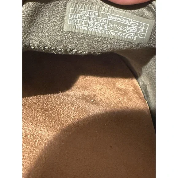 Vionic Georgie Mule Clog Leather Army Green Womens 6.5 Medium Arch Support‎ New - Picture 10 of 11